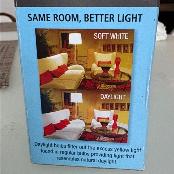 NWOT Daylight Energy Efficient Light Bulbs - 6 Pack - Picture 3 of 5